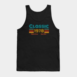 Retro birth year 1978 Tank Top